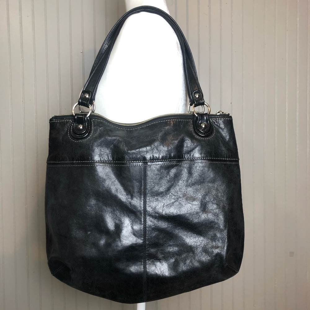 Coach Black Leather Bag - Picture 2 of 10